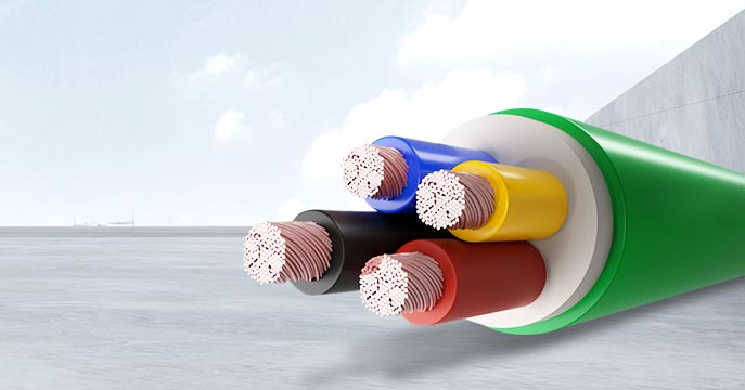 Submersible oil pump cable
