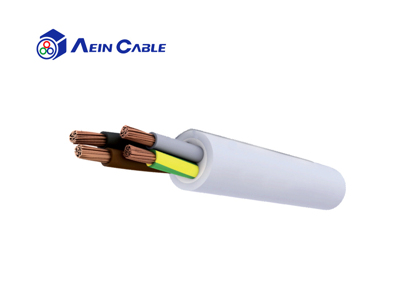 Type W Four-Conductor Round Portable Power Cable 2kV