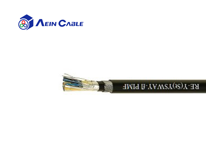 RE-Y(St)YSWAY-fl-PIMF 70° C - CU/PVC/OSCR/PVC/SWA/PVC