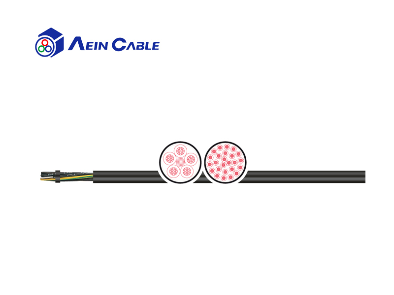Alternative TKD 2-NORM TRAY+UV DB TC-ER MTW BLACK Power Cable