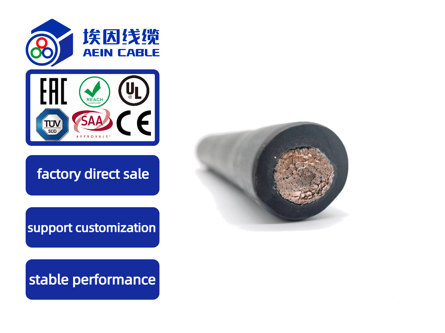 THWN 75°C 600V PVC+Nylon Single Core Cable