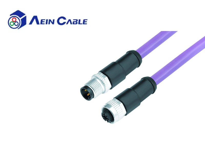 M12 cable assembly vertical type (fixed type) M12 cable assembly vertical type (fixed type)