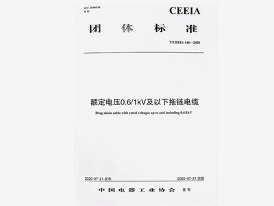 Shanghai Aein Cable participated in the formulation of drag chain cable team standards