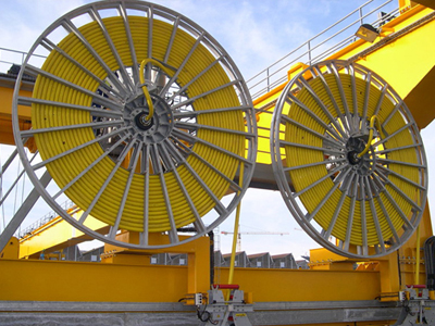 Shanghai Aein reel cable mechanical resistance can meet the application of crane