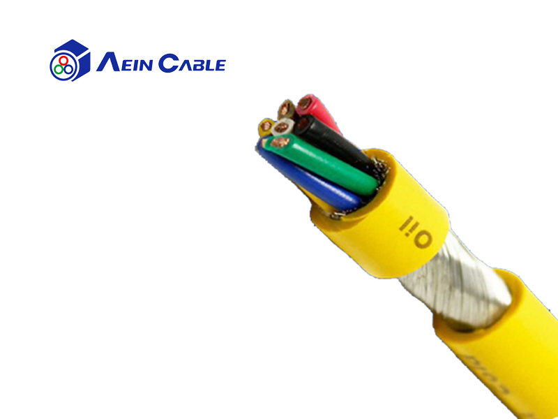 Aein bei ke ® drag chain flex cable 1902 Highly flexible and bend-resistant shielded PUR drag chain cable