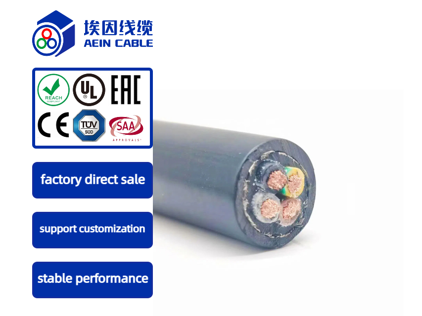 Reinforced torsional and wear-resistant reel cable ANJF9732
