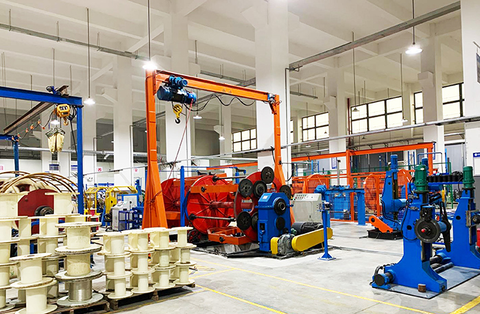 Aein cable production workshop real shot