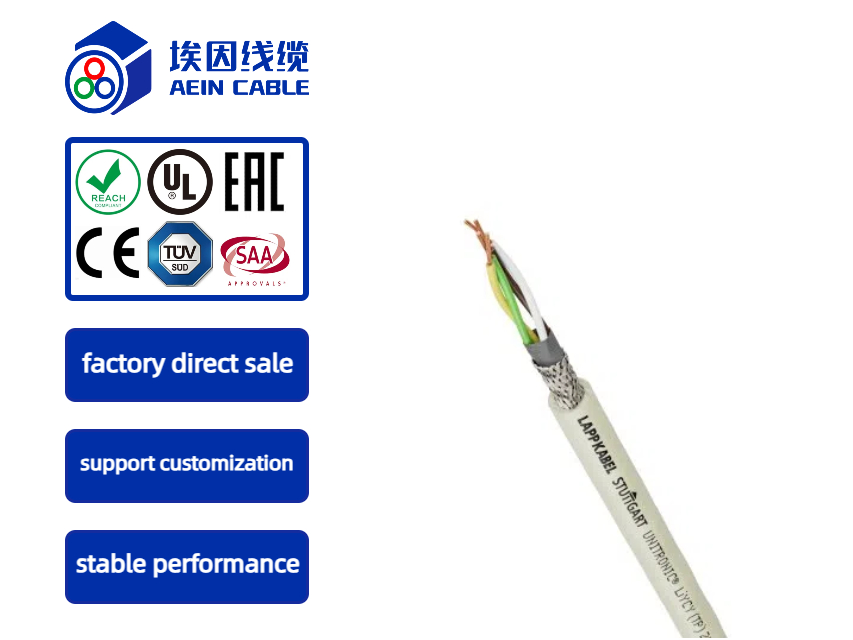 LiYC11Y-TP PUR twisted pair shielded control cable