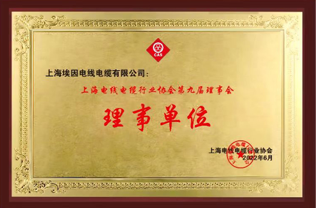 Aein Cable: Member of Shanghai Cable Association